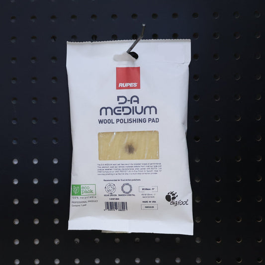 RUPES D-A Medium Wool Polishing PaD 9.NW130M - 5" Yellow