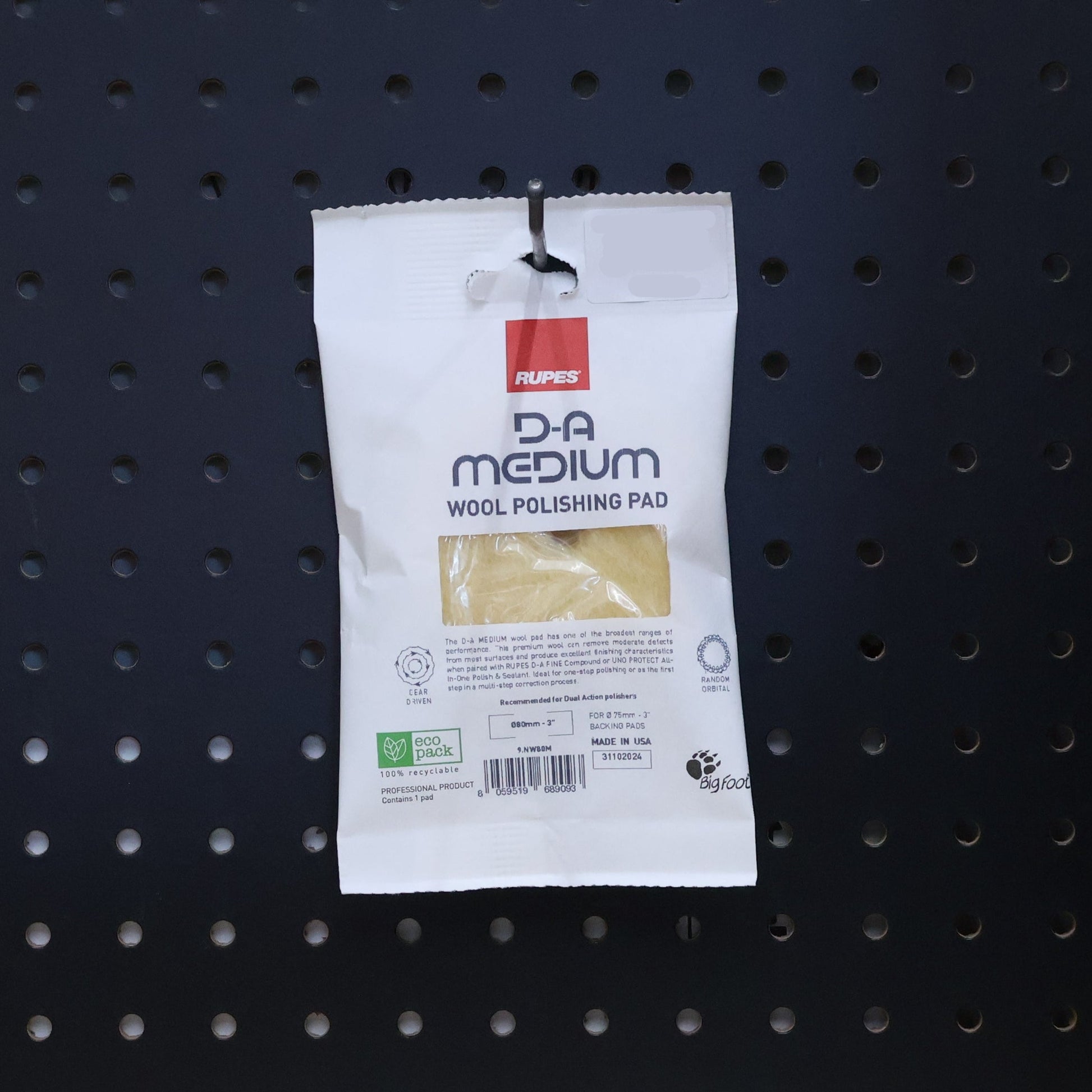 RUPES 9.NW80M DA WOOL YELLOW 3' by Pal Automotive