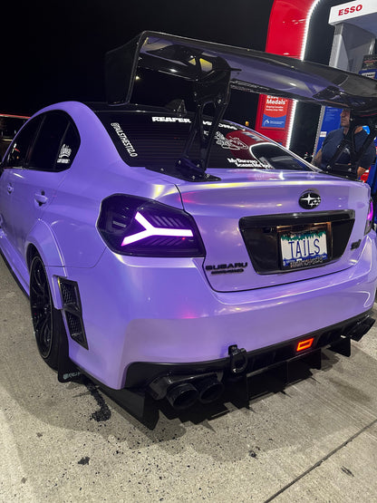 OLM Y-Spec LED Taillights (Smoke Lens White Optic w/RGB) - 2015-2021 WRX / STI by MYX Automotive
