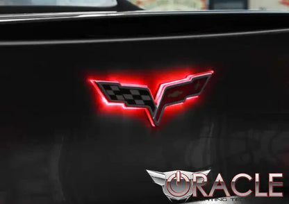 ORACLE Lighting 2005-2013 Chevrolet C6 Corvette Illuminated Emblem by ORACLE Lighting