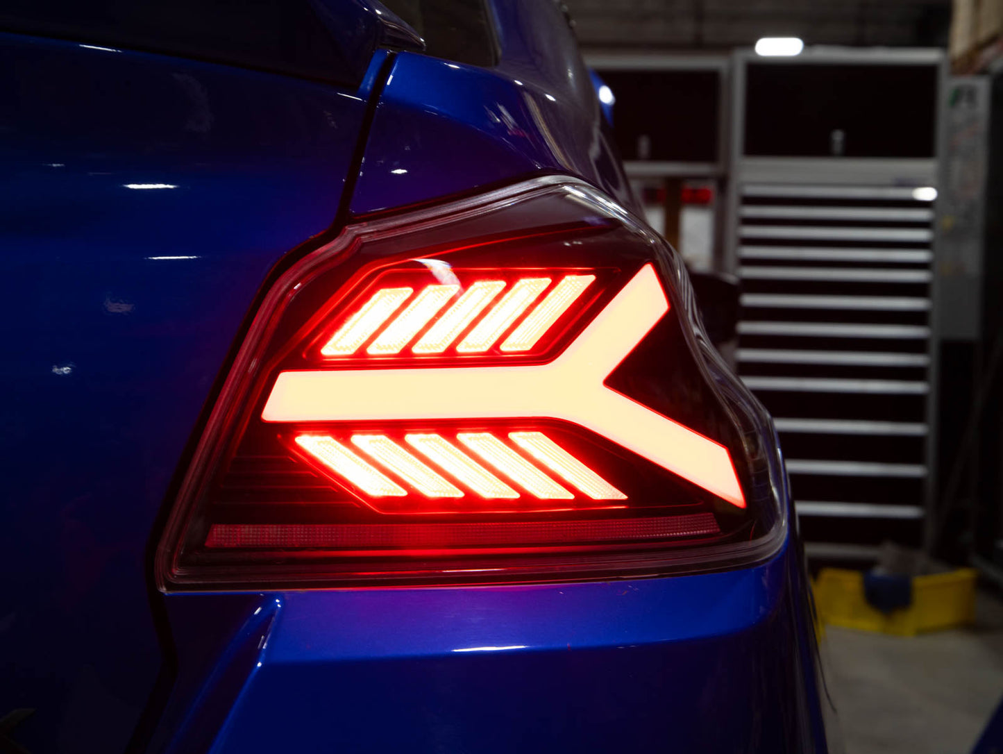 OLM Y-Spec LED Taillights (Clear Lens Red Optic) - 2015-2021 WRX / STI by MYX Automotive