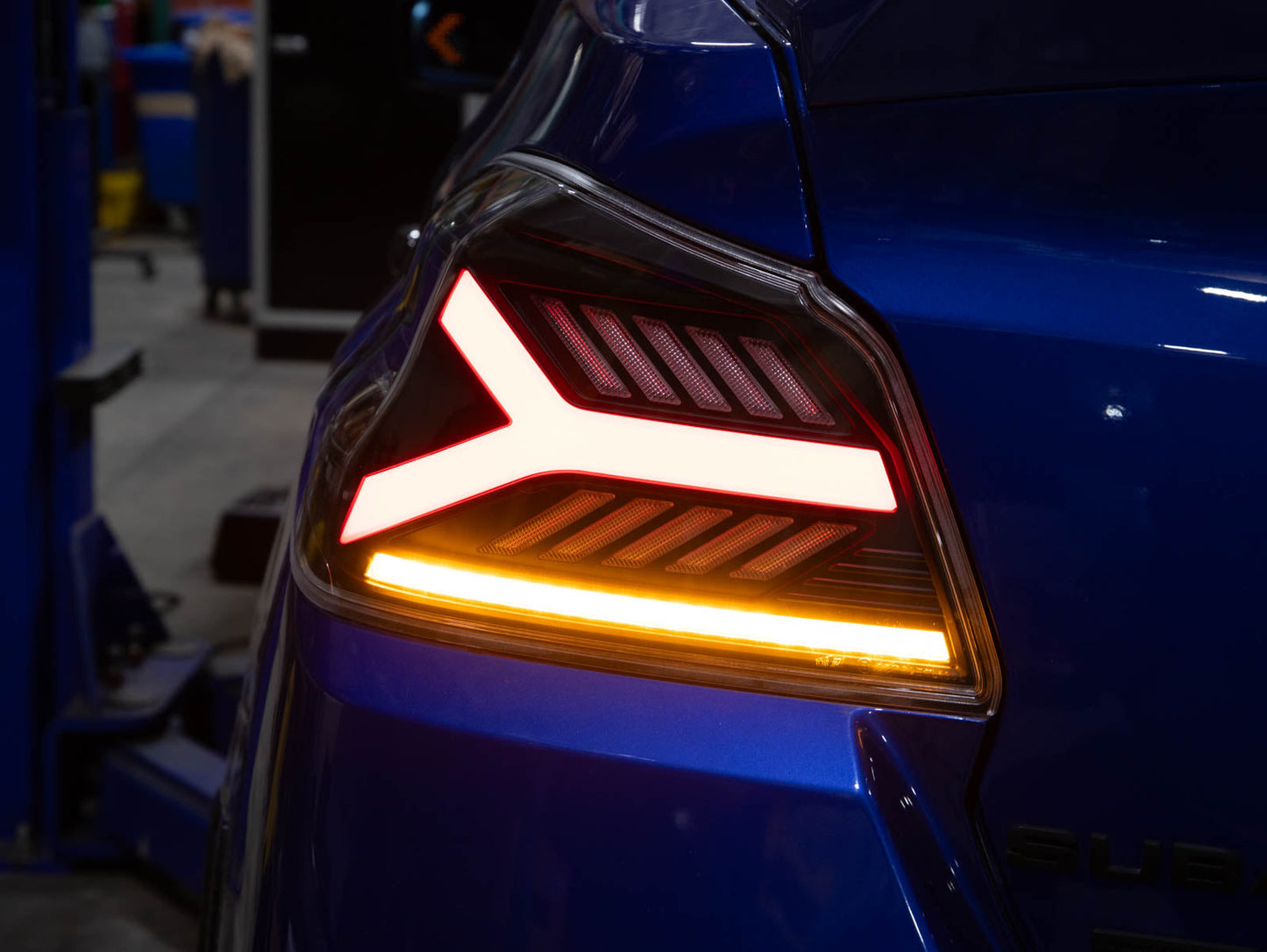 OLM Y-Spec LED Taillights (Clear Lens Red Optic) - 2015-2021 WRX / STI by MYX Automotive