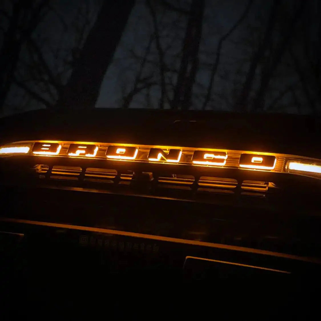 Universal Illuminated LED Letter Badges Amber Individual Letters Custom Emblem by ORACLE Lighting