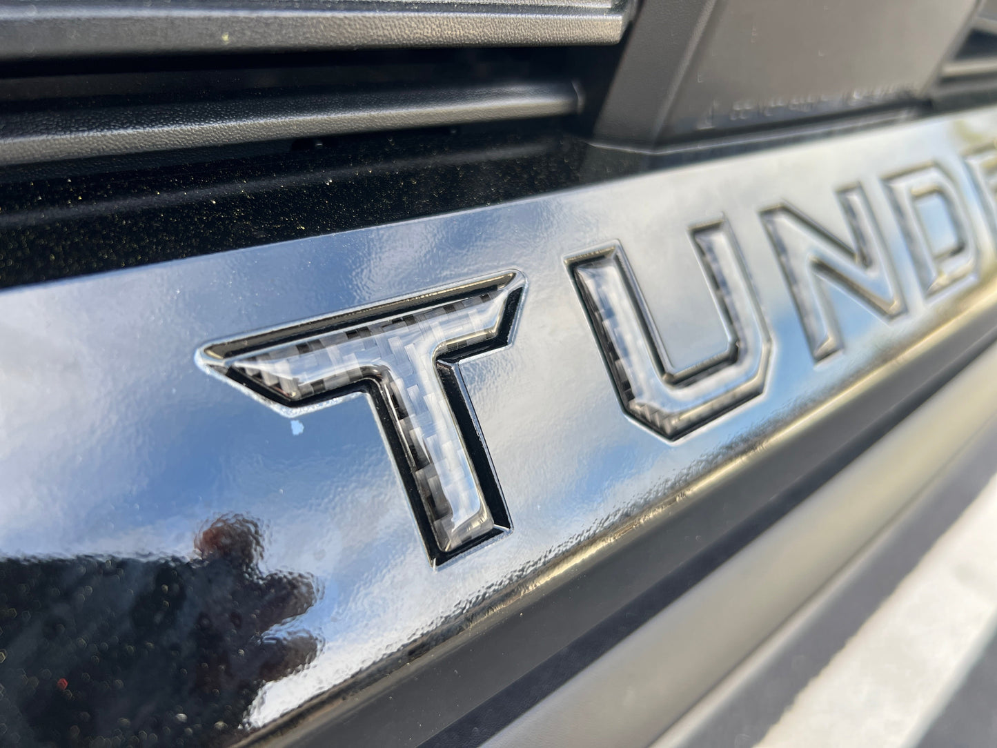 Lower Grille Letter Inserts Fits 2022-2026 Toyota Tundra by Tufskinz.com