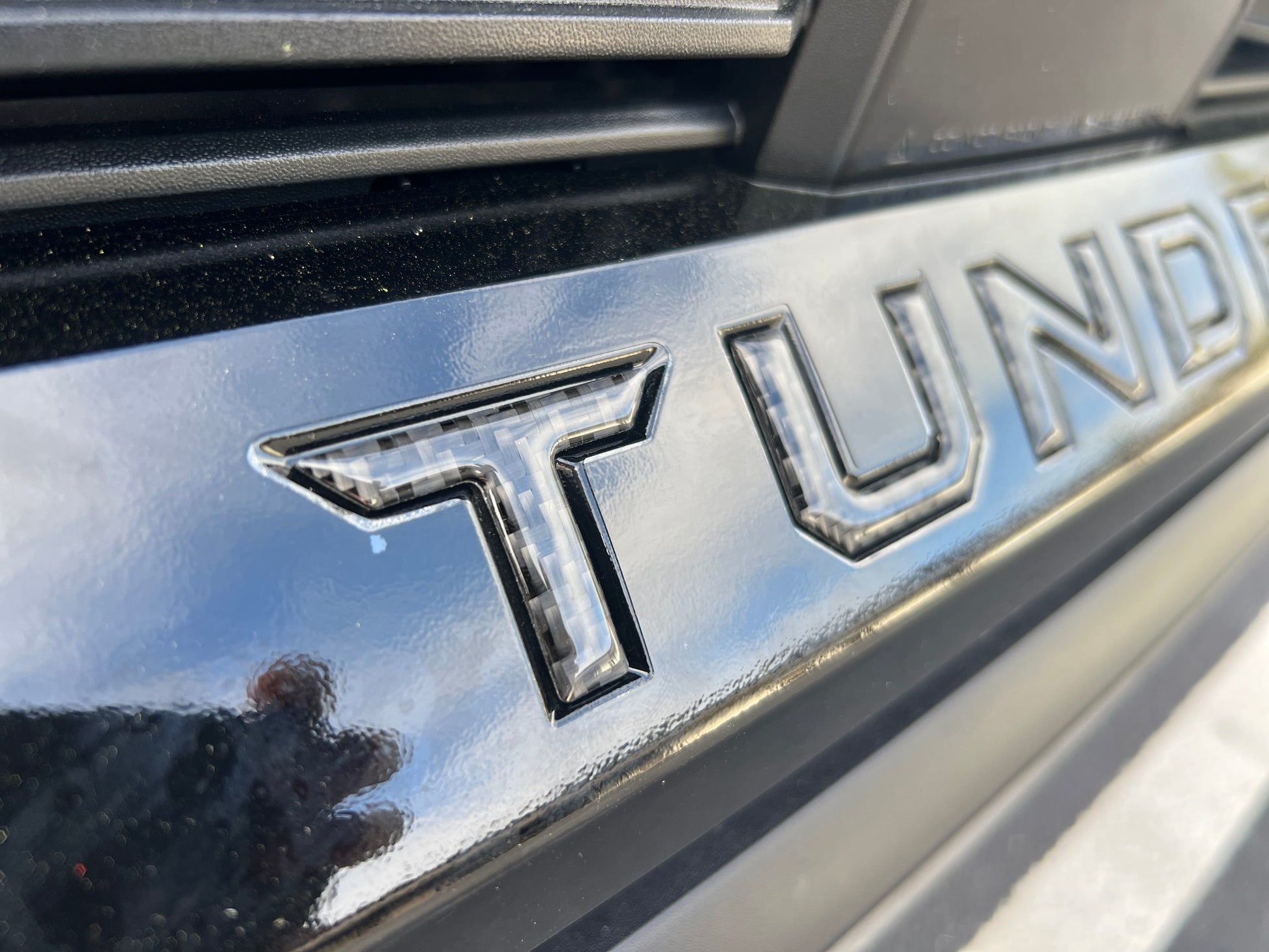 Lower Grille Letter Inserts Fits 2022-2026 Toyota Tundra by Tufskinz.com