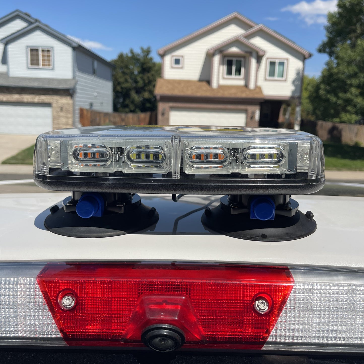 Vacuum Strobe - Rooftop Light for Ford Aluminum Truck Body by Integral Truck