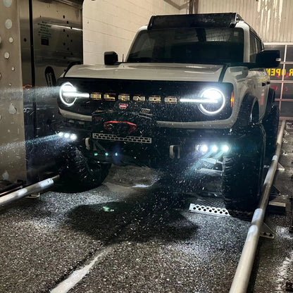 ORACLE Lighting 2021-2025 Ford Bronco Off Road LASER Auxiliary Lights + LED Fog Light Kit for Steel Bumper by ORACLE Lighting