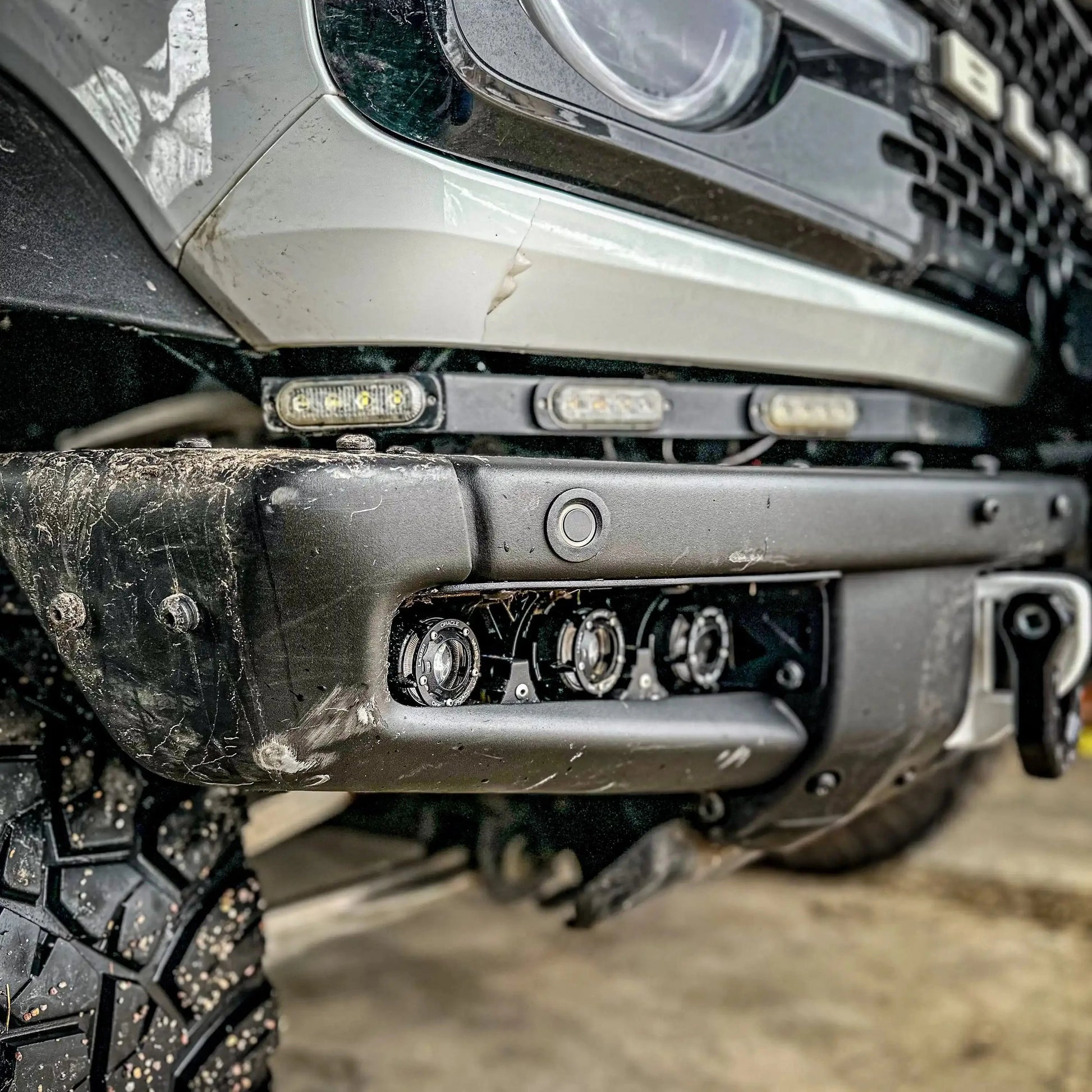 ORACLE Lighting 2021-2025 Ford Bronco Off Road LASER Auxiliary Lights + LED Fog Light Kit for Steel Bumper by ORACLE Lighting