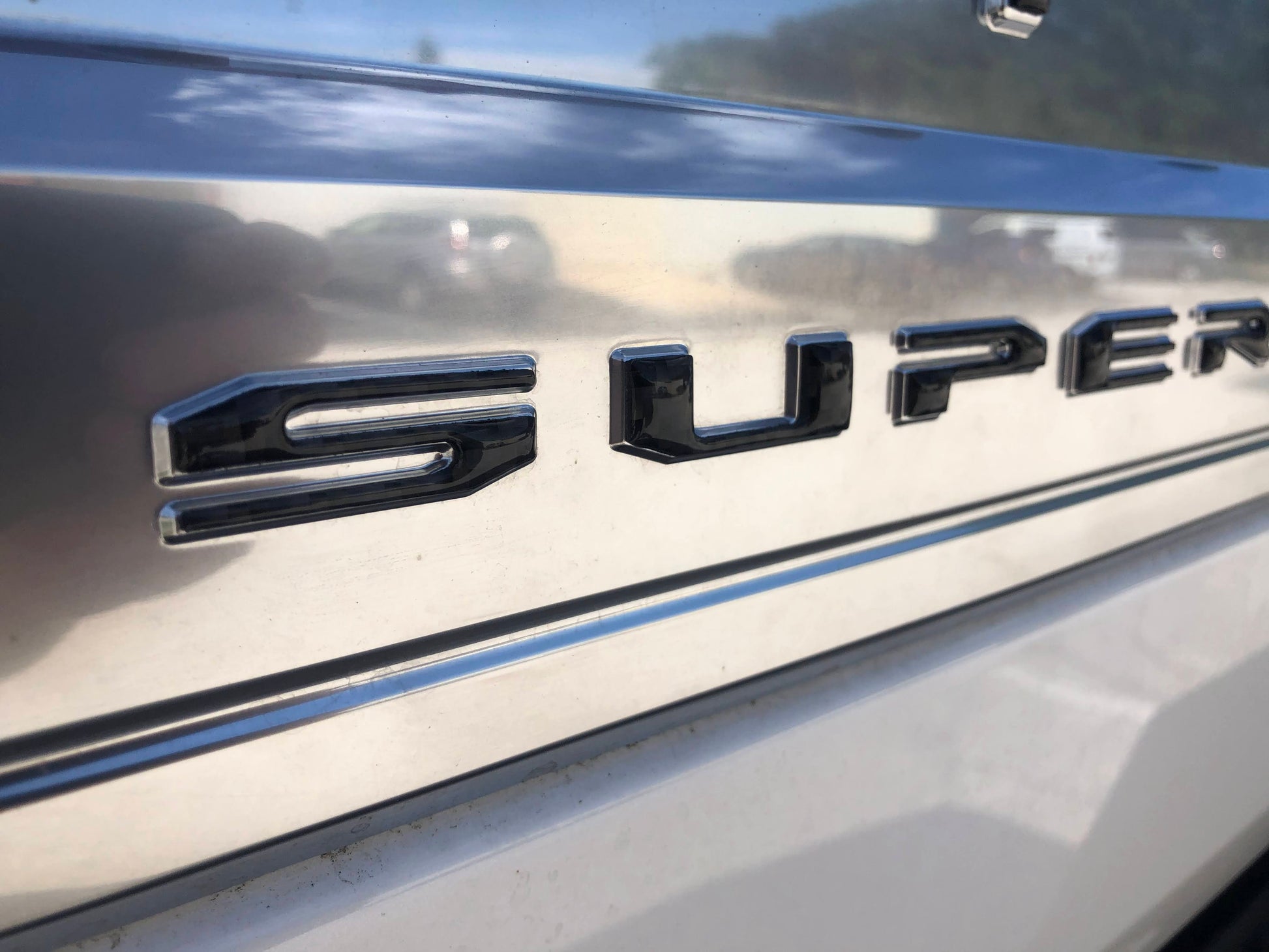 Tailgate Letter Overlays Fits 2020-2022 Ford Super Duty Platinum/Limited/King Ranch Trim Levels by Tufskinz.com