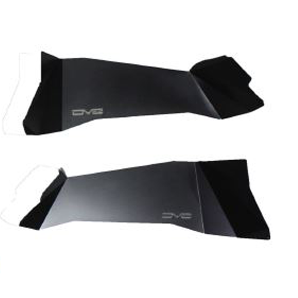 07-18 Jeep JK Inner Fender; Rear; Black Finish by DV8 Offroad
