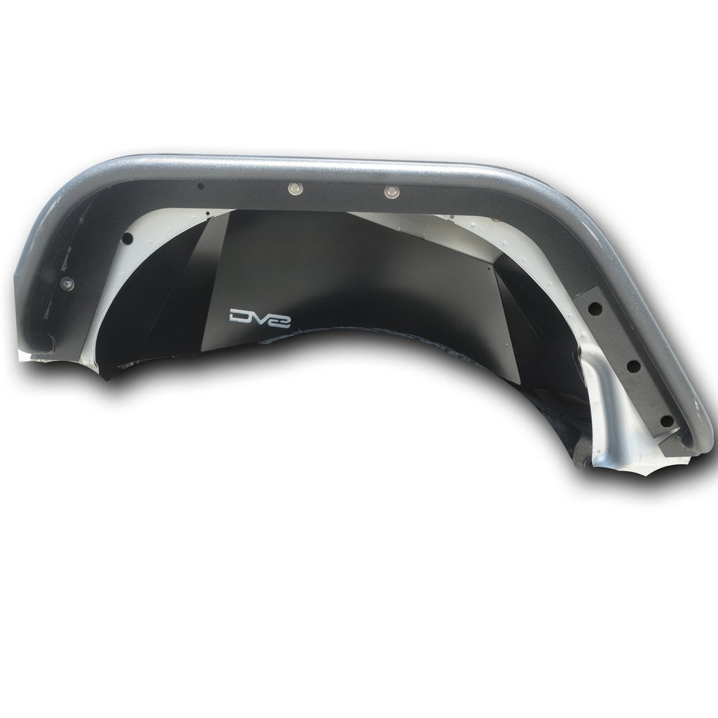 07-18 Jeep JK Inner Fender; Rear; Black Finish by DV8 Offroad