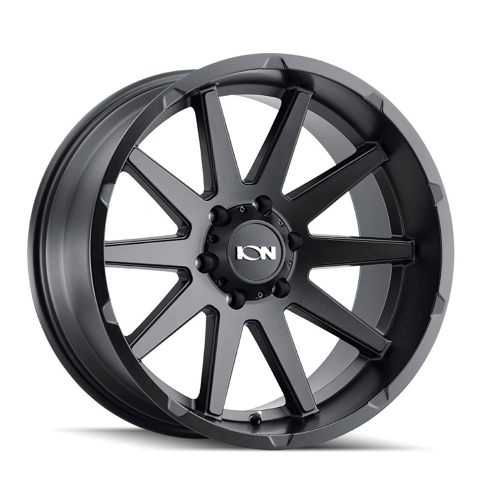 ION 143 MATTE BLACK 20X9 8-180 25MM 124.1MM by Ion Alloy