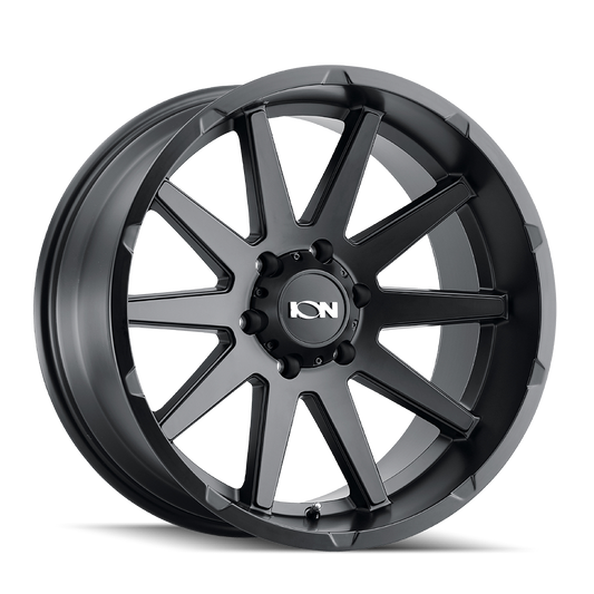 ION 143 MATTE BLACK 20X9 8-180 25MM 124.1MM by Ion Alloy