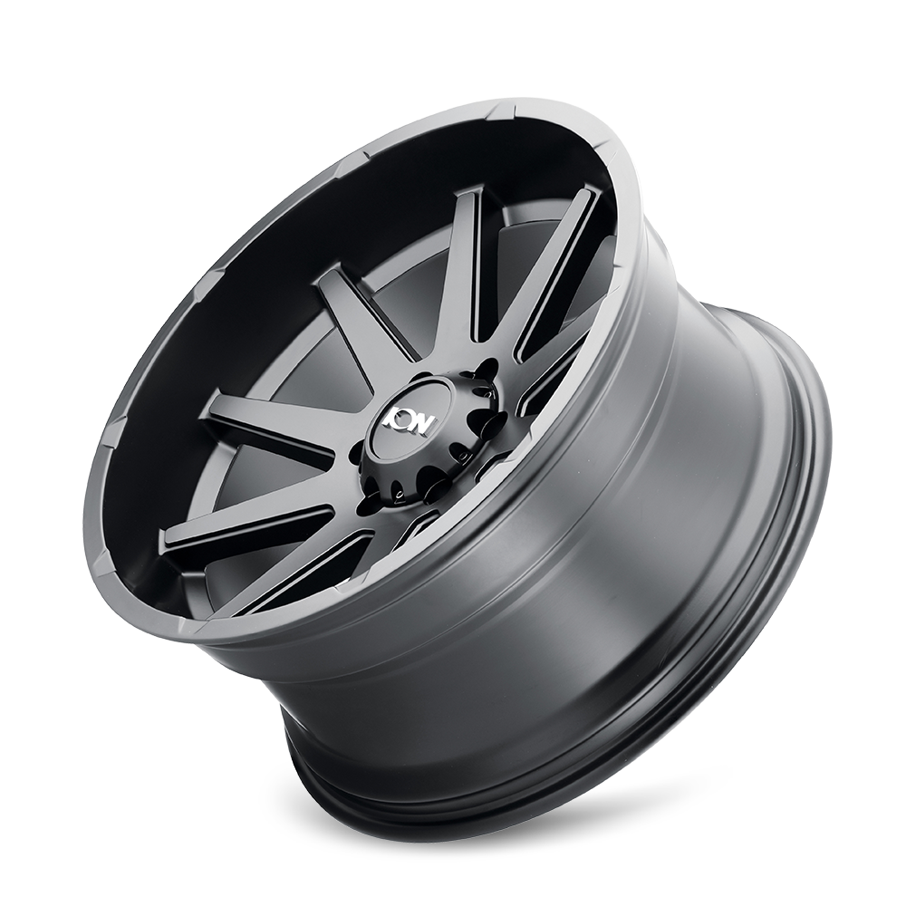 ION 143 MATTE BLACK 20X9 8-180 25MM 124.1MM by Ion Alloy