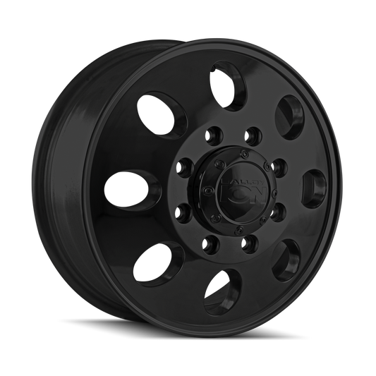 ION 167 MATTE BLACK 17X6.5 8-200 -142MM 142MM by Ion Alloy