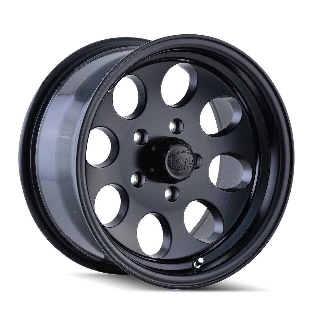 ION 171 MATTE BLACK 15X8 5-114.3 -27MM 83.82MM by Ion Alloy
