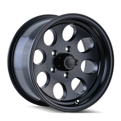 ION 171 MATTE BLACK 15X8 5-114.3 -27MM 83.82MM by Ion Alloy