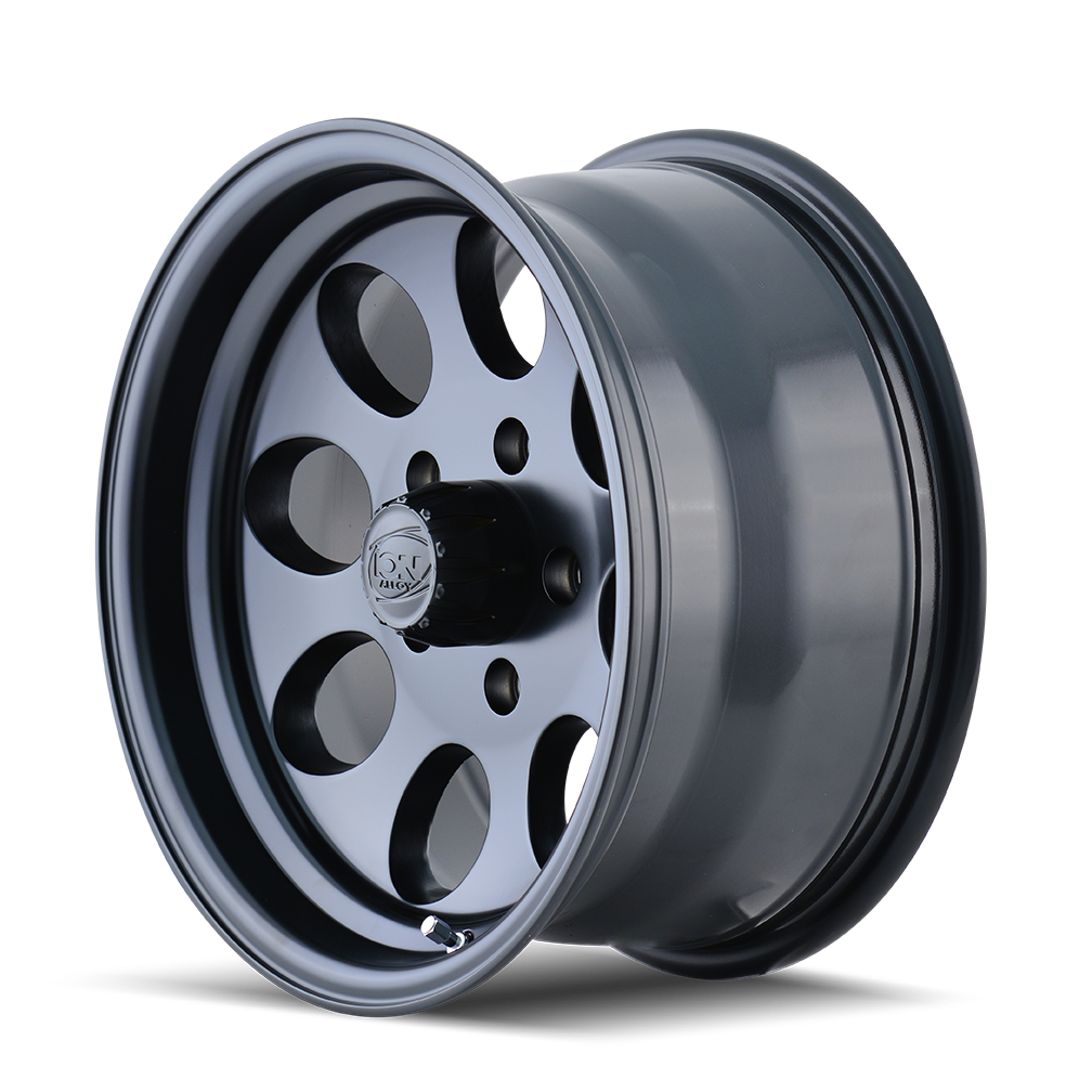ION 171 MATTE BLACK 15X8 5-114.3 -27MM 83.82MM by Ion Alloy
