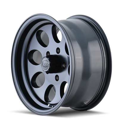 ION 171 MATTE BLACK 15X8 5-114.3 -27MM 83.82MM by Ion Alloy