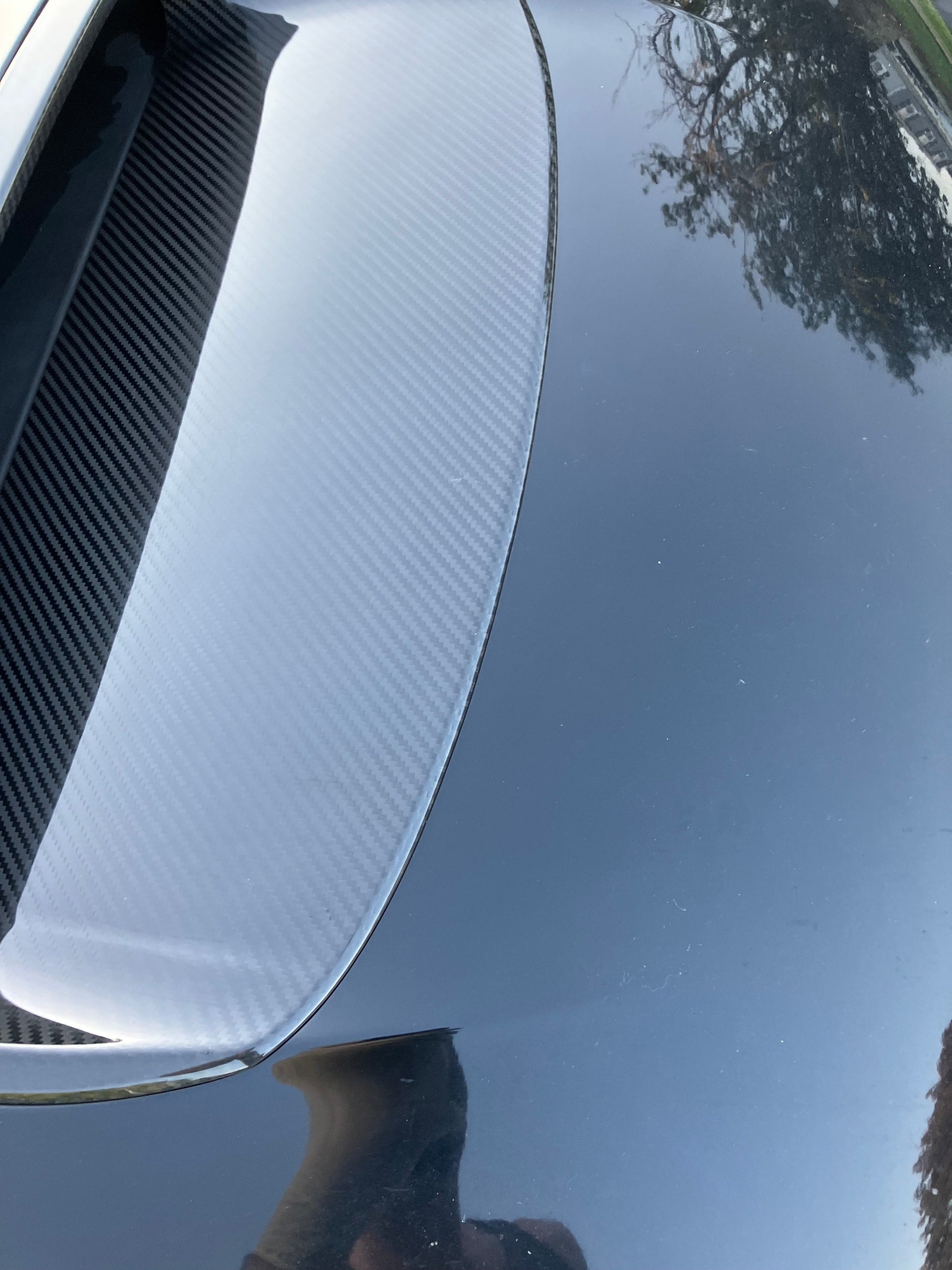 OLM LE Dry Carbon Fiber Hood Scoop Cover - 2010-2014 WRX / STI with Hood Scoop Cover by MYX Automotive