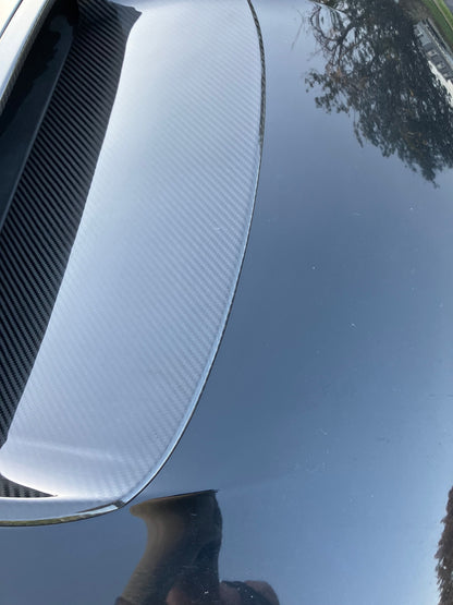 OLM LE Dry Carbon Fiber Hood Scoop Cover - 2010-2014 WRX / STI with Hood Scoop Cover by MYX Automotive