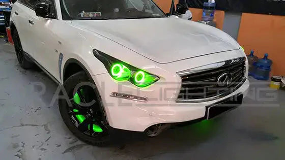 ORACLE Lighting 2009-2015 Infiniti QX70 LED Headlight Halo Kit by ORACLE Lighting