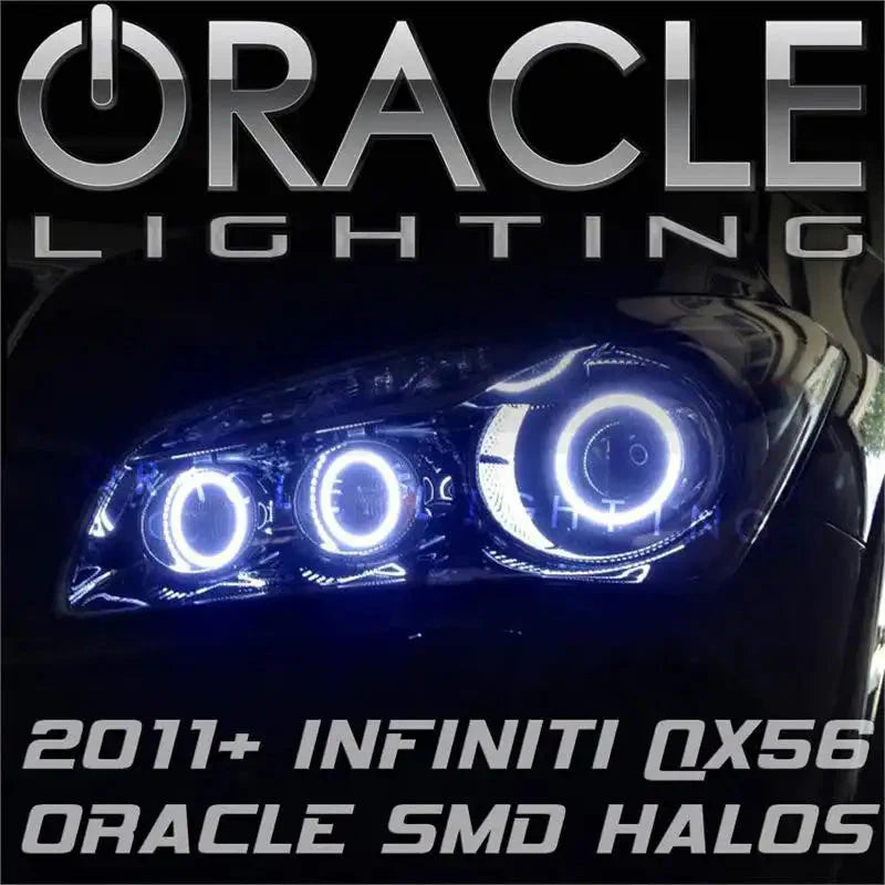 ORACLE Lighting 2011-2013 Infiniti QX56 SMD Headlight Halo Kit by ORACLE Lighting