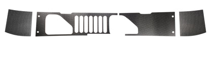 Cowl and Hood Vent Accents Fits 2007-2018 Jeep Wrangler JK by Tufskinz.com