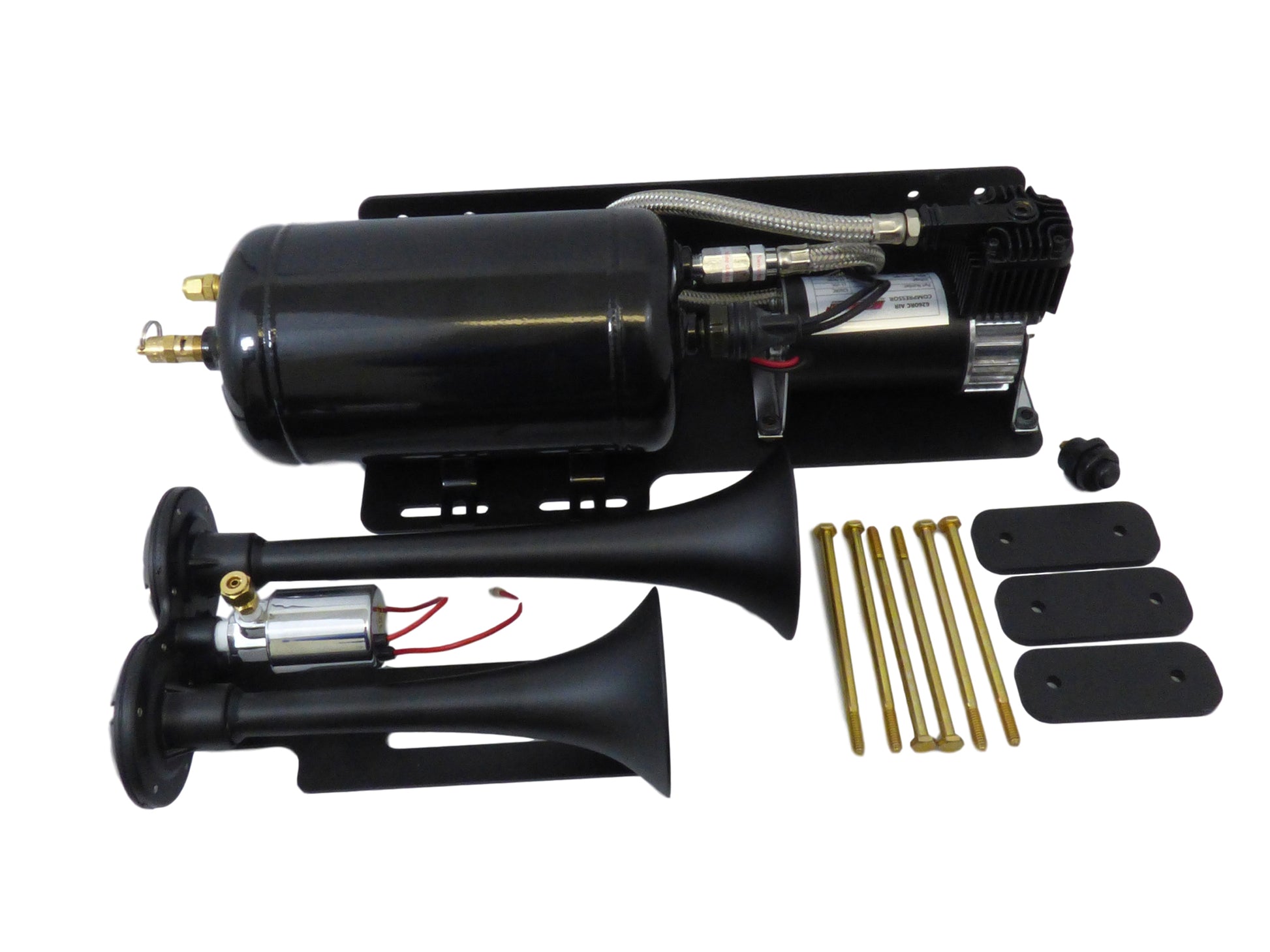 Air Horn Kit with Model 101 horn and 120 PSI Air System. by Kleinn Automotive Accessories