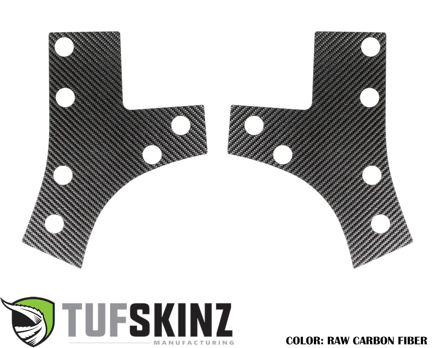 A-Pillar Accents Fits 2007-2018 Jeep Wrangler JK by Tufskinz.com