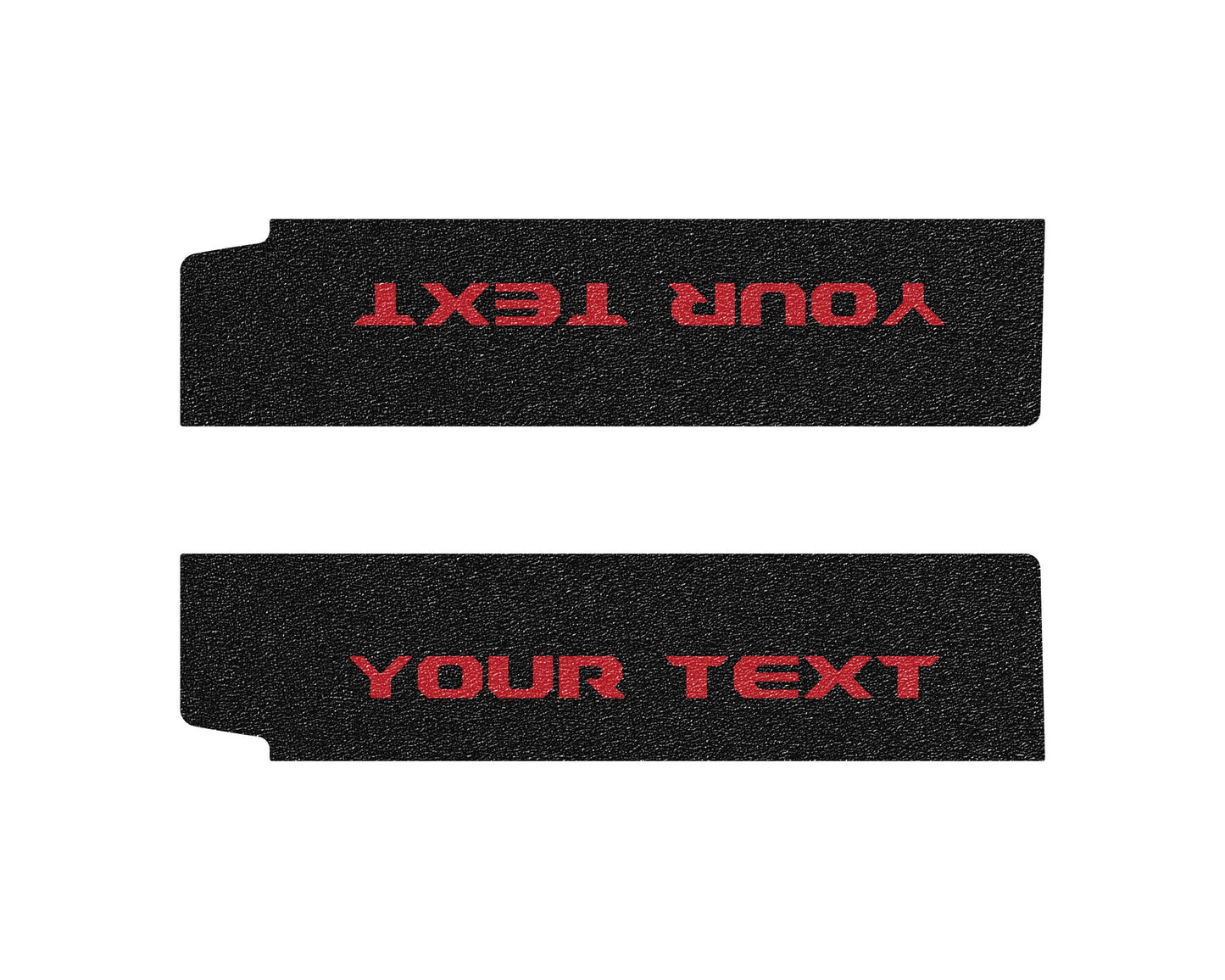 Textured Door Sill Protection Overlays Fits 2019-2026 Jeep Gladiator by Tufskinz.com