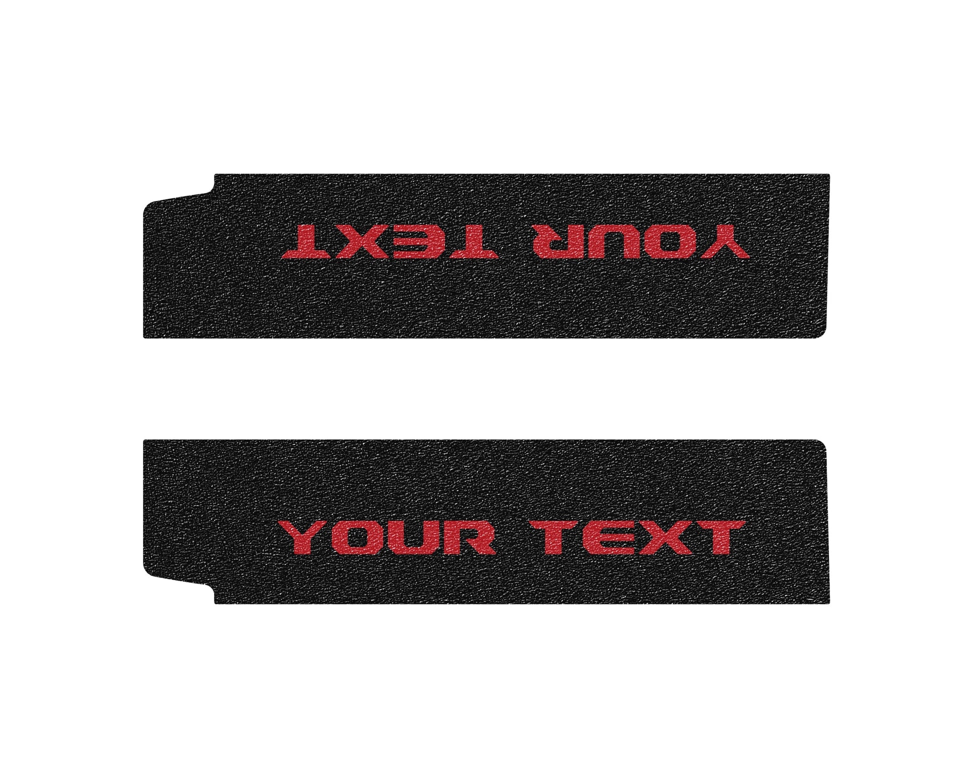 Textured Door Sill Protection Overlays Fits 2019-2026 Jeep Gladiator by Tufskinz.com