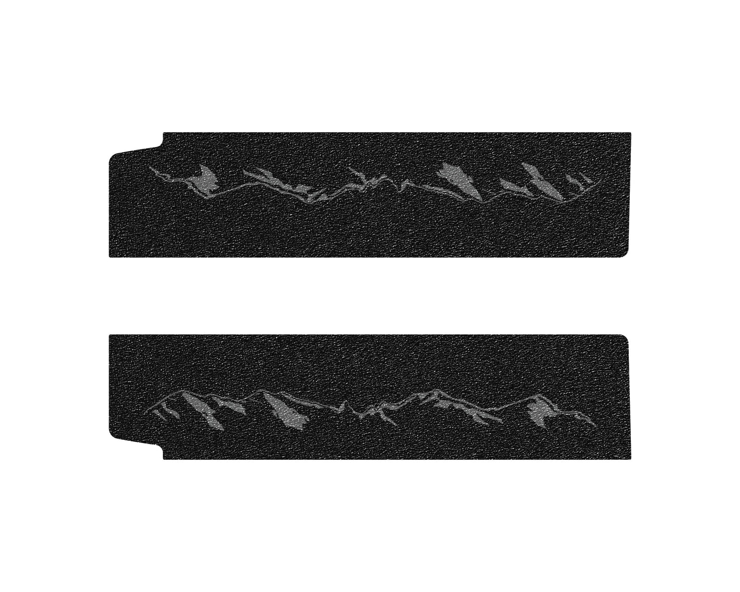 Textured Door Sill Protection Overlays Fits 2019-2026 Jeep Gladiator by Tufskinz.com