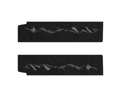 Textured Door Sill Protection Overlays Fits 2019-2026 Jeep Gladiator by Tufskinz.com