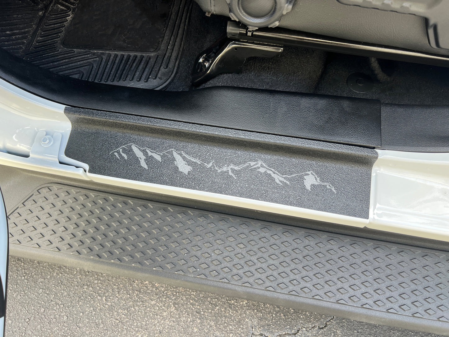Textured Door Sill Protection Overlays Fits 2019-2026 Jeep Gladiator by Tufskinz.com