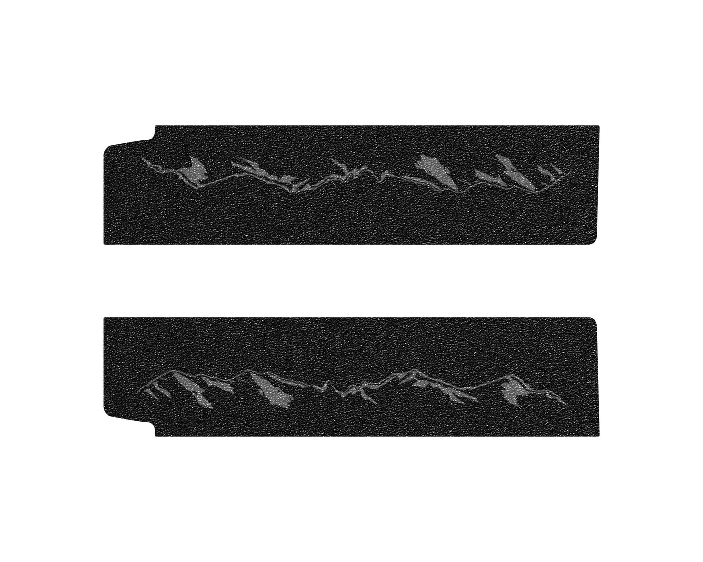Textured Door Sill Overlays Fits 2019-2026 Jeep Wrangler by Tufskinz.com