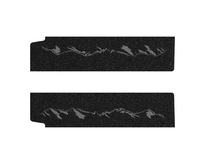 Textured Door Sill Overlays Fits 2019-2026 Jeep Wrangler by Tufskinz.com
