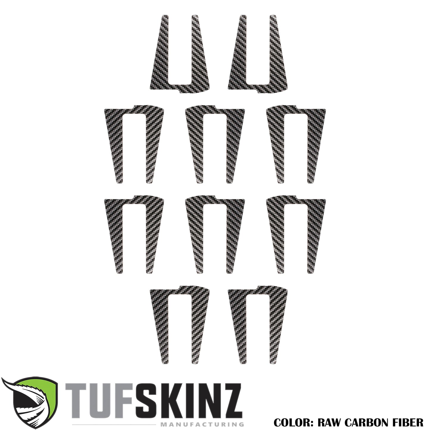 Hinge Trim Kit Fits 2007-2018 Jeep Wrangler JK by Tufskinz.com