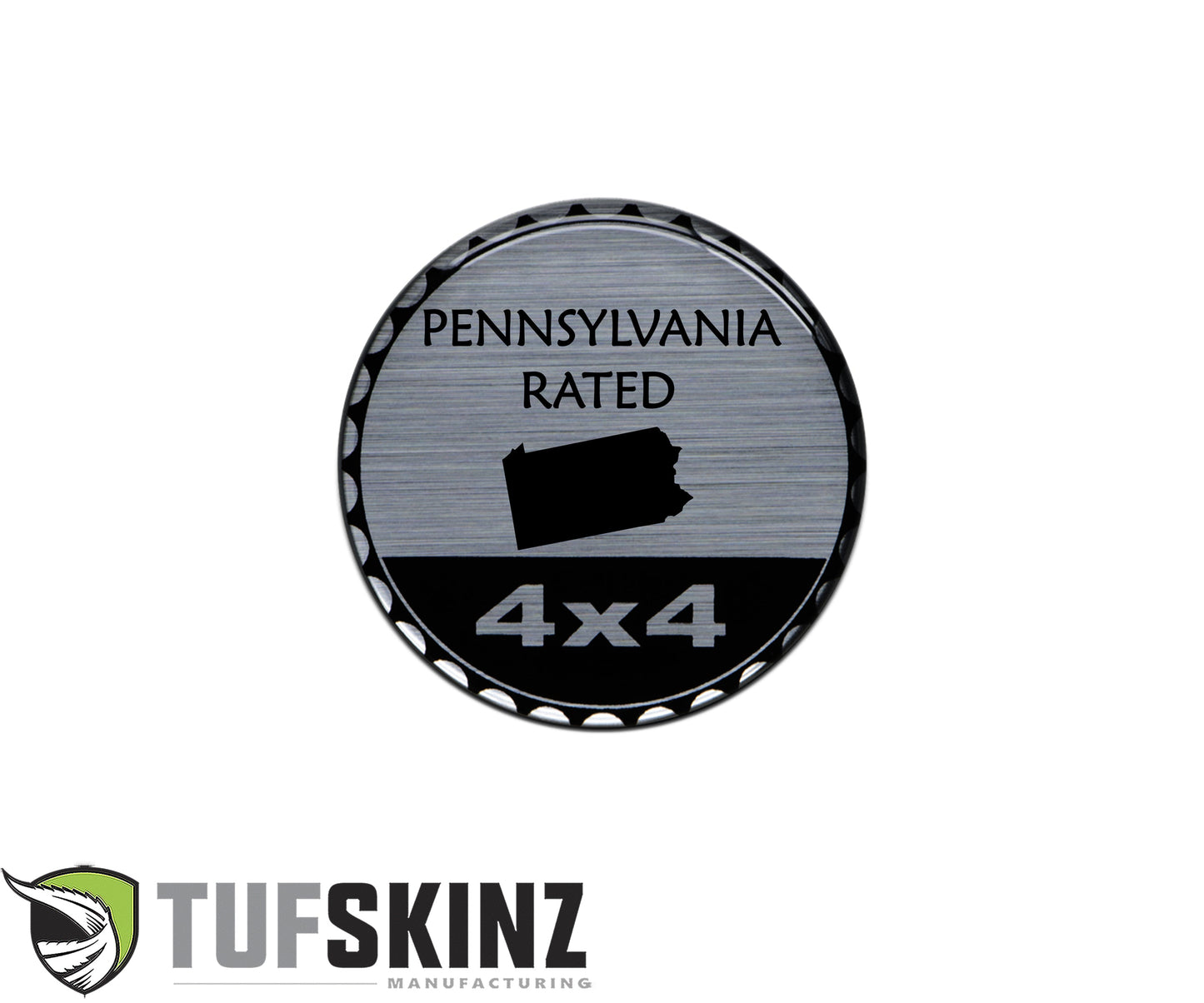 Rated Badge - State by Tufskinz.com