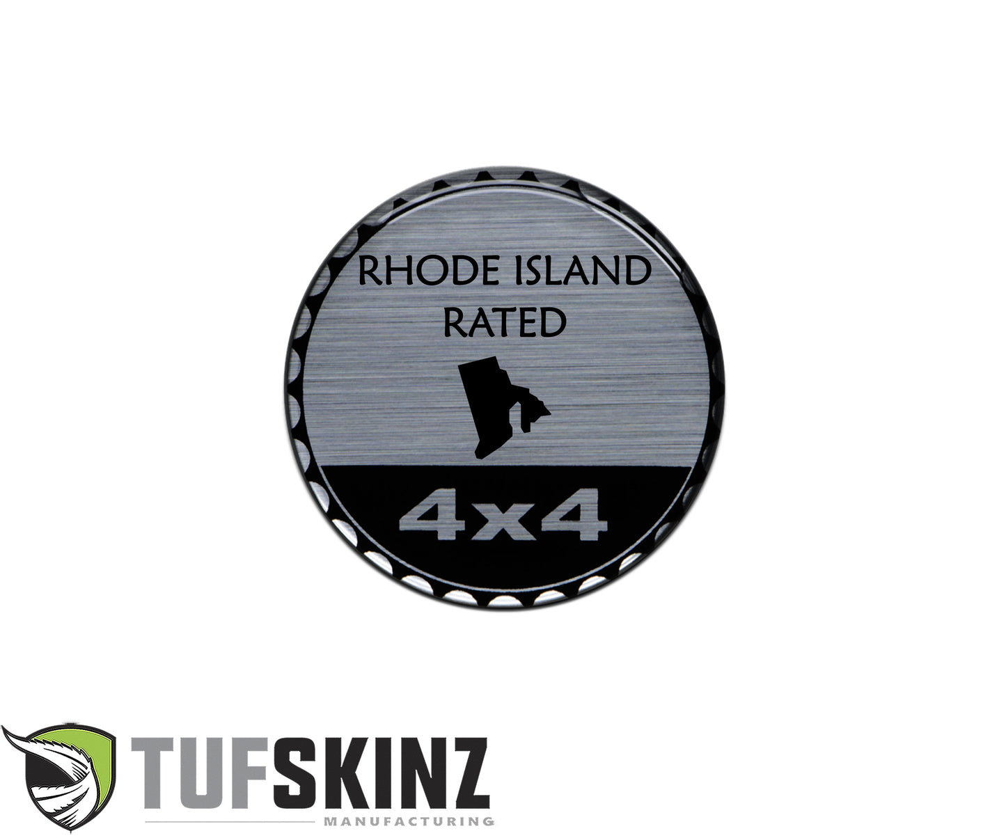 Rated Badge - State by Tufskinz.com