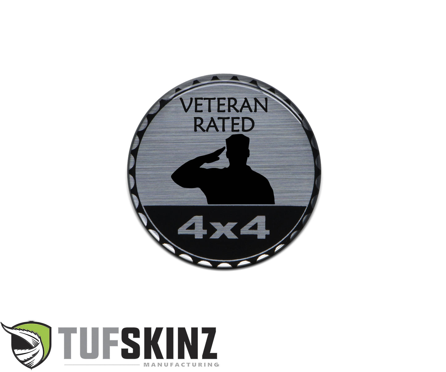 Rated Badge - Military by Tufskinz.com