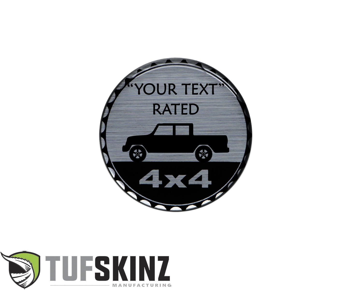 Custom Rated Badges - Fits Jeep by Tufskinz.com