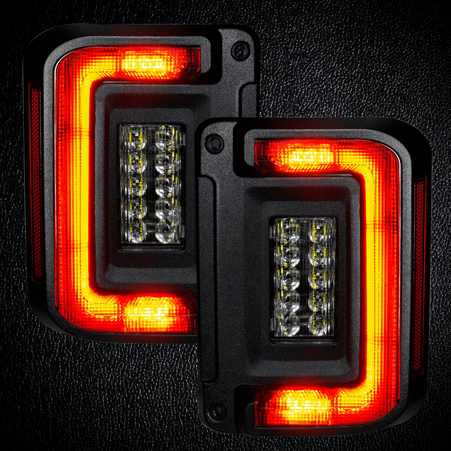 V2 | 2007-2017 Jeep Wrangler JK Flush Mount LED Tail Lights | Low-Profile Trail Protection by ORACLE Lighting