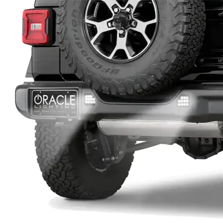 2018-2025 Jeep Wrangler JL LED Bumper Reverse Lights - 1000 Lumen High-Output Upgrade by ORACLE Lighting