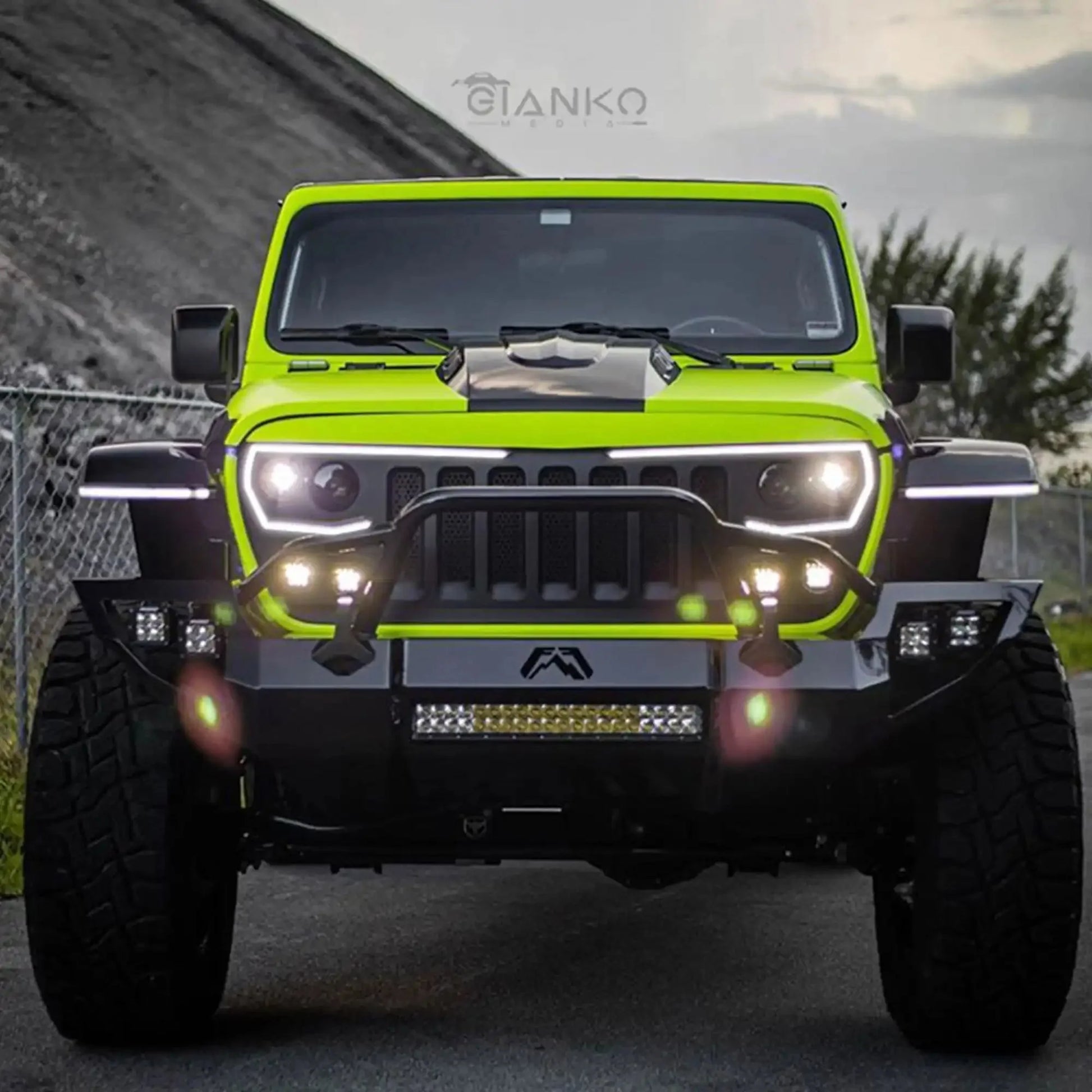 ORACLE Lighting VECTOR™ Pro Series II Full LED Grill for the Jeep Wrangler JL / Gladiator JT by ORACLE Lighting