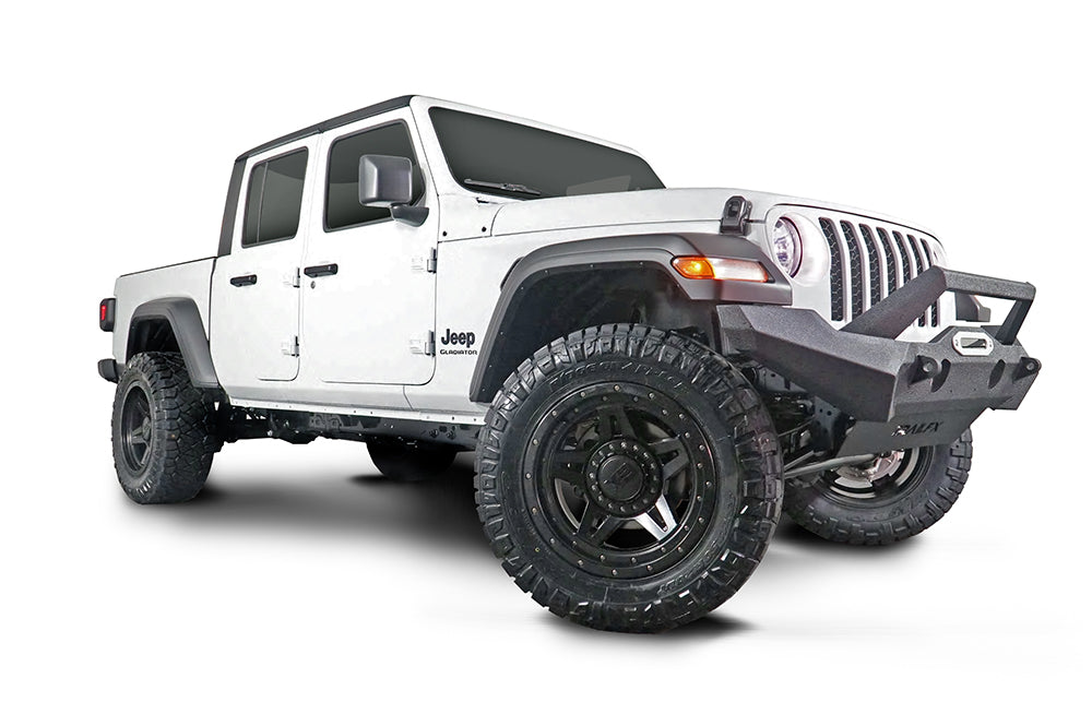 One Piece Design Full Width Direct-Fit Mntg Hardware Included With Grille Guard by TrailFX