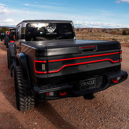 V2 | Flush Mount LED Tail Lights for Jeep Gladiator JT | Low-Profile | Plug-and-Play by ORACLE Lighting