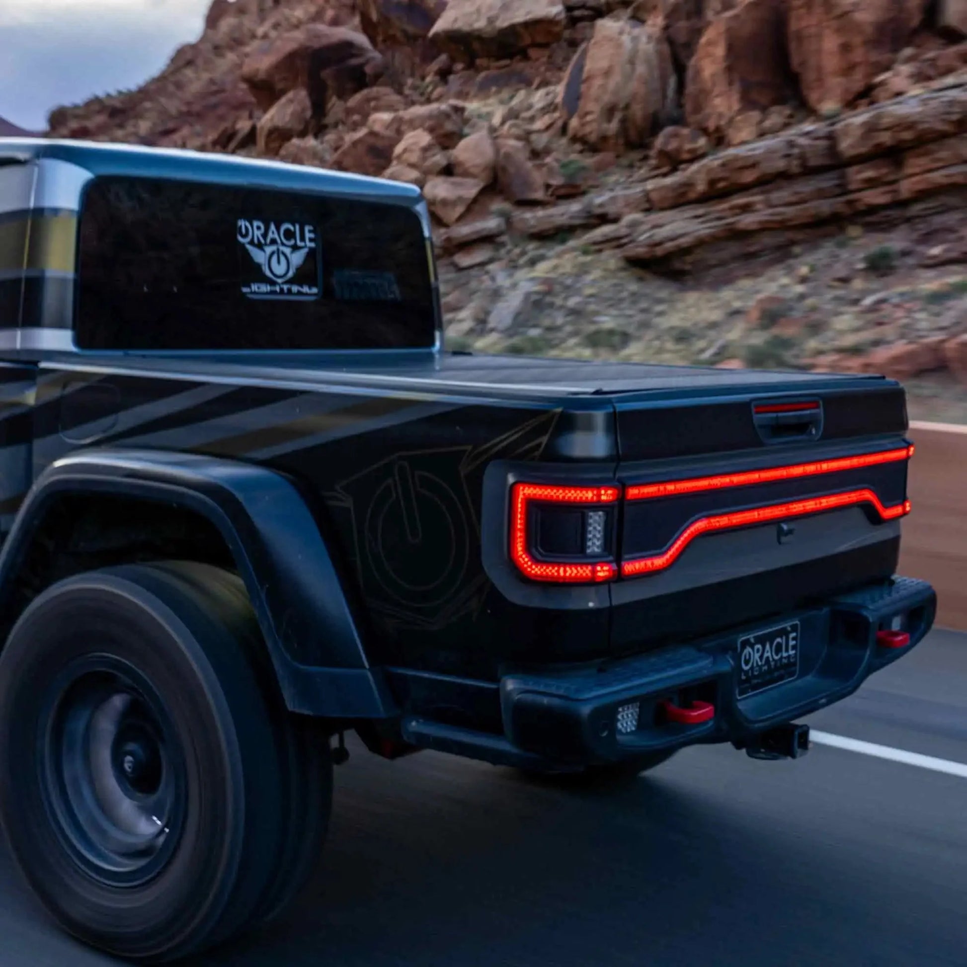 V2 | Flush Mount LED Tail Lights for Jeep Gladiator JT | Low-Profile | Plug-and-Play by ORACLE Lighting