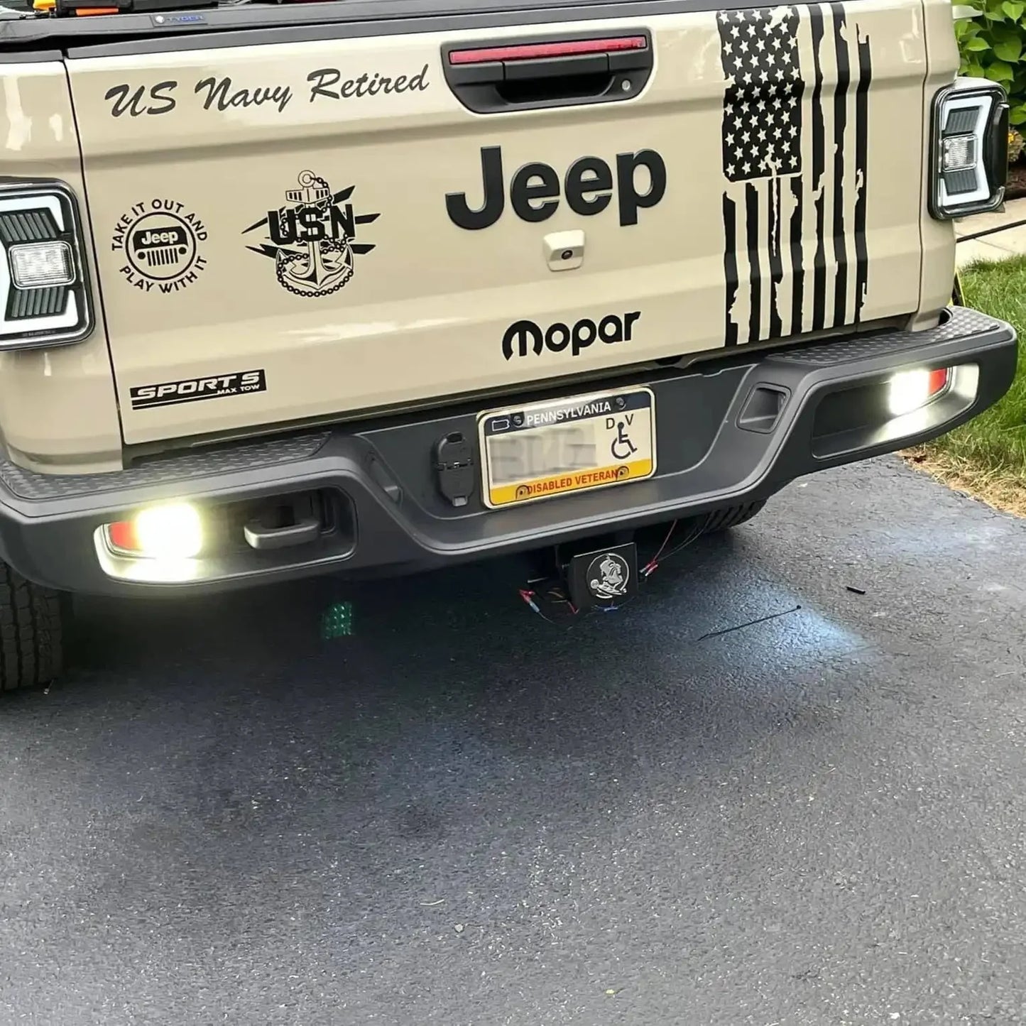 2020-2025 Jeep Gladiator JT Rear Bumper LED Reverse Lights | 1,500 Lumens by ORACLE Lighting