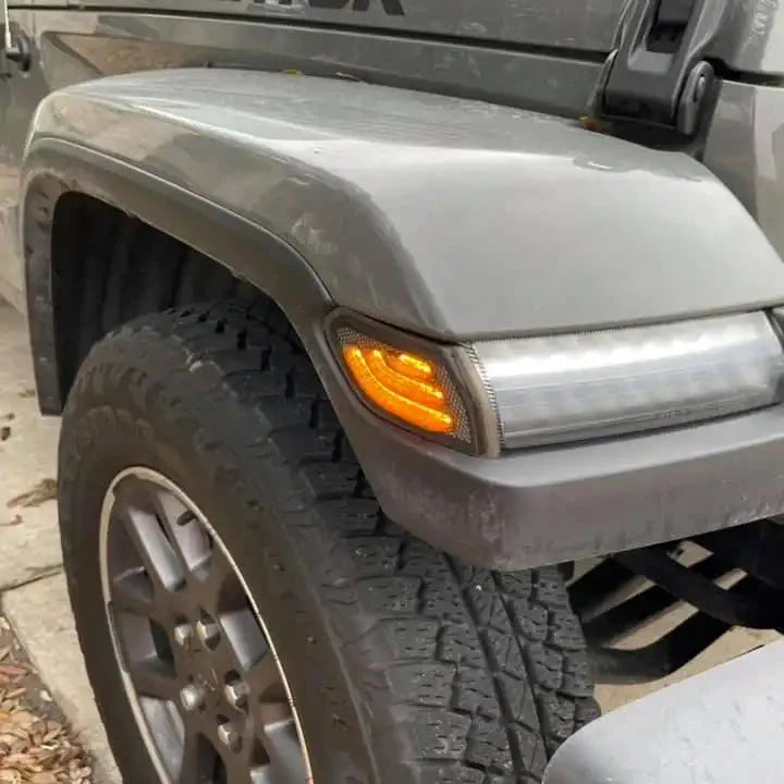 ORACLE Lighting Jeep Wrangler JL/ Gladiator JT "Smoked Lens" LED Front Sidemarkers by ORACLE Lighting